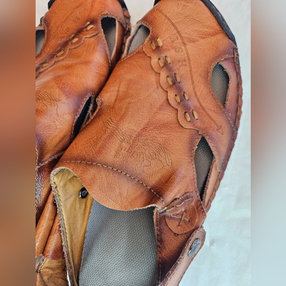 Men’s HSY Fashion Closed Toe Sandals Handcrafted with Rubber outer soles Size 12 - Picture 5 of 9